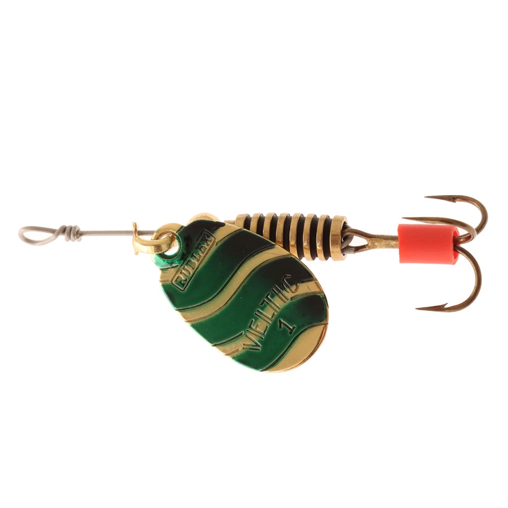 Veltic Spinner Lure No.1 2g Gold/Black/Green