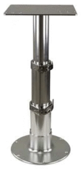Springfield 3 Stage Table Pedestal with Stainless Steel Collar