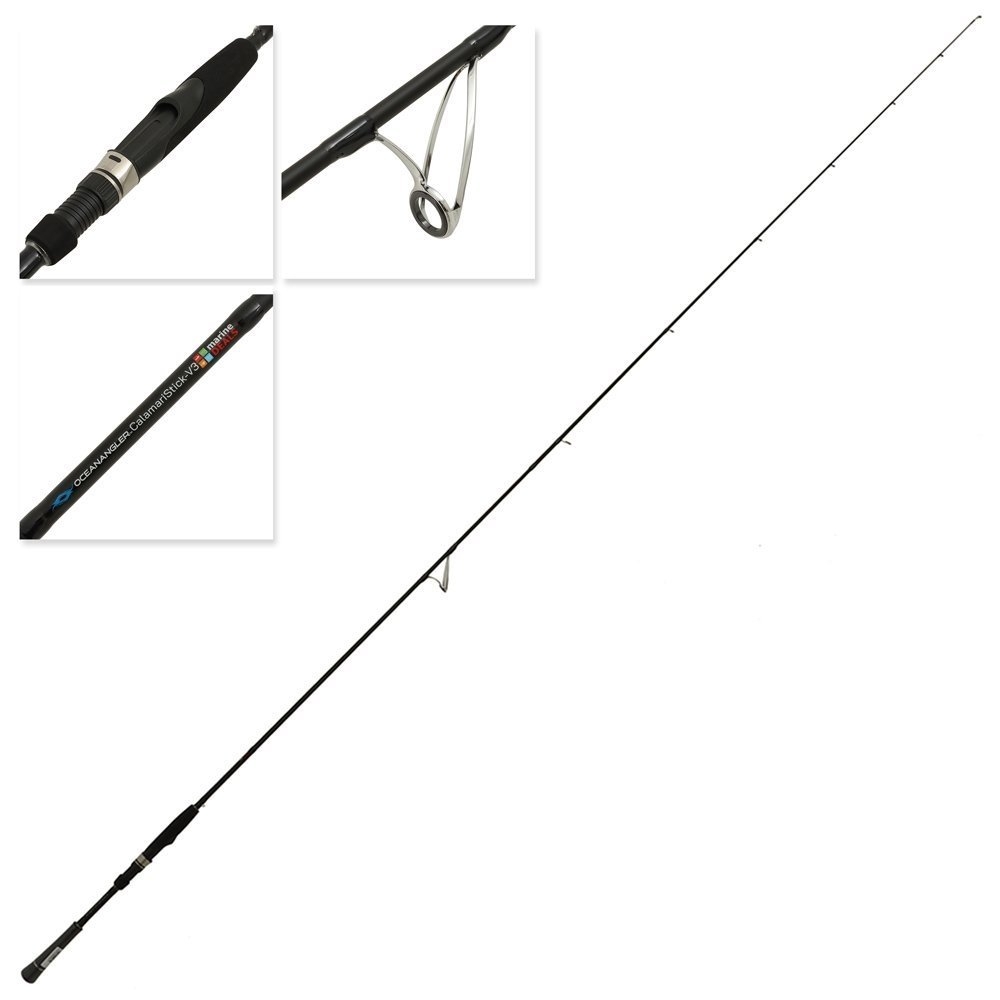 Abu Garcia Revo Rocket 3000S CalamariStik EGI Squid Fishing Combo 8ft 3in 5-10lb 2pc