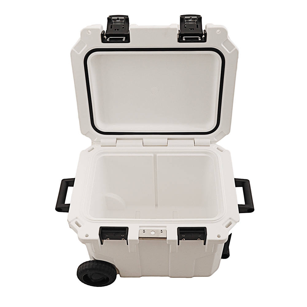 Tsunami Case Chilly Bin Cooler 45L White With Wheels