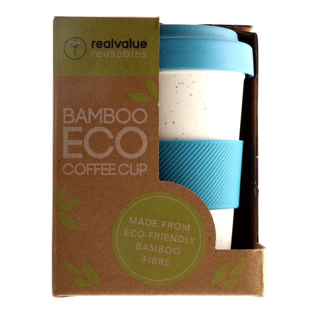 Real Value Bamboo Eco Coffee Cup 350ml