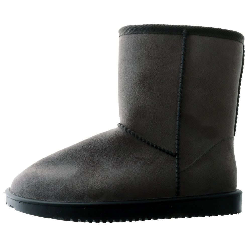 Suede Slipper Boots Charcoal Mens UK8/US9 Suede Slipper Boots Charcoal Mens UK8/US9