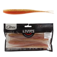 Catch Black Label Livies Jerkshad Soft Bait 5in Bronze Baitfish Qty 5 Thumbnail Catch Black Label Livies Jerkshad Soft Bait 5in Bronze Baitfish Qty 5
