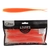 Catch Black Label Livies Jerkshad Soft Bait 5in Orange Ochre Qty 5 