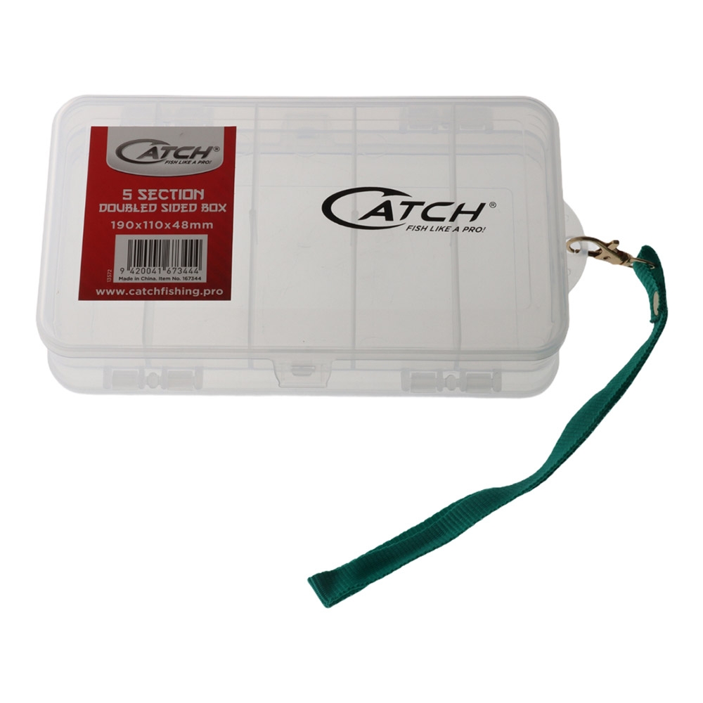 Catch H317 5-Section Tackle Box 190 x 110 x 48mm