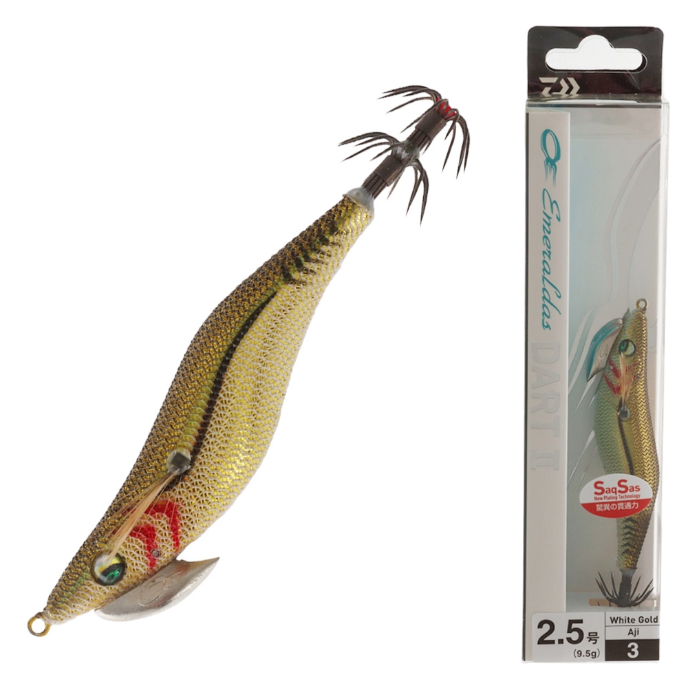 Daiwa Emeraldas Dart II Squid Jig 2.5 100mm Horse Mackerel