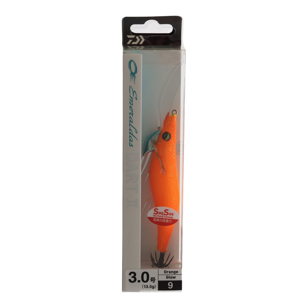 Daiwa Emeraldas Dart II Squid Jig 3.0 110mm Luminous Orange