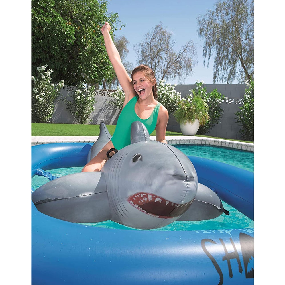Bestway Inflatable Tidal Wave Shark Pool Float 3.10m x 2.13m