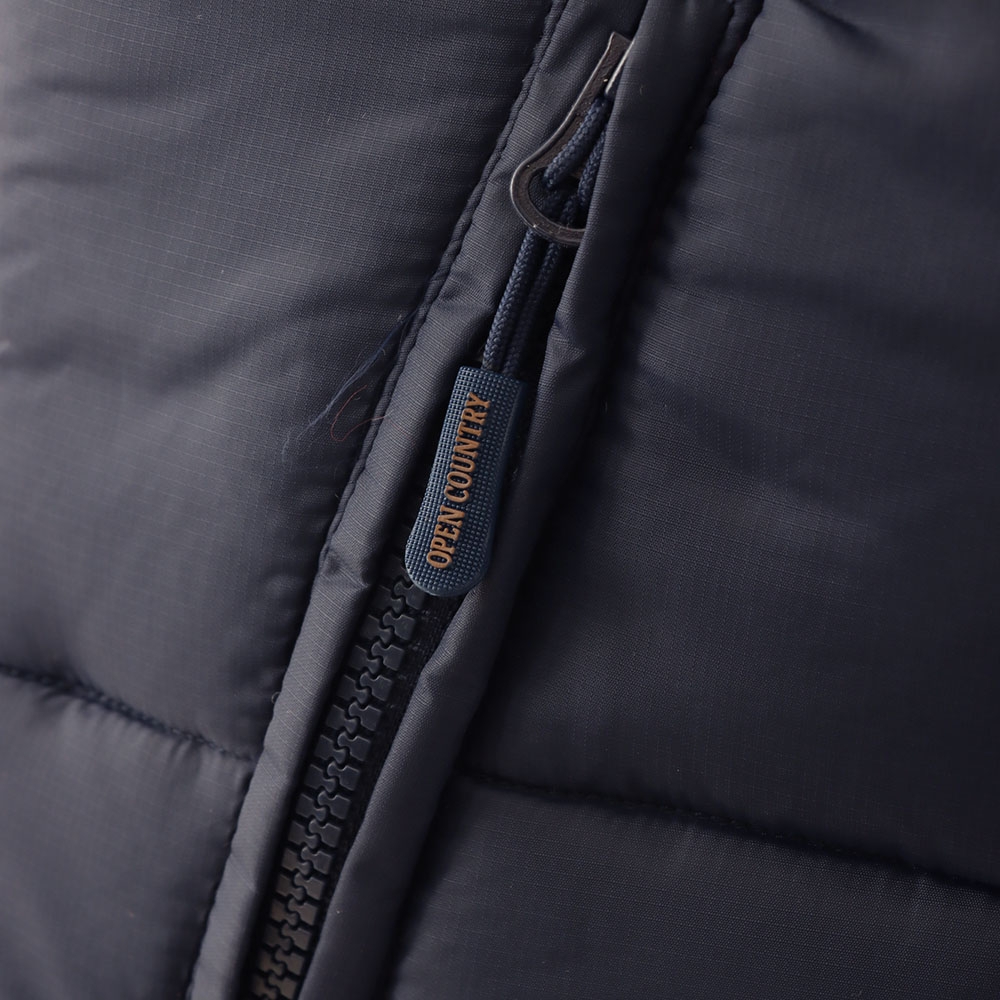 Open Country Puffa Womens Puffer Vest NZ Badge Navy 10