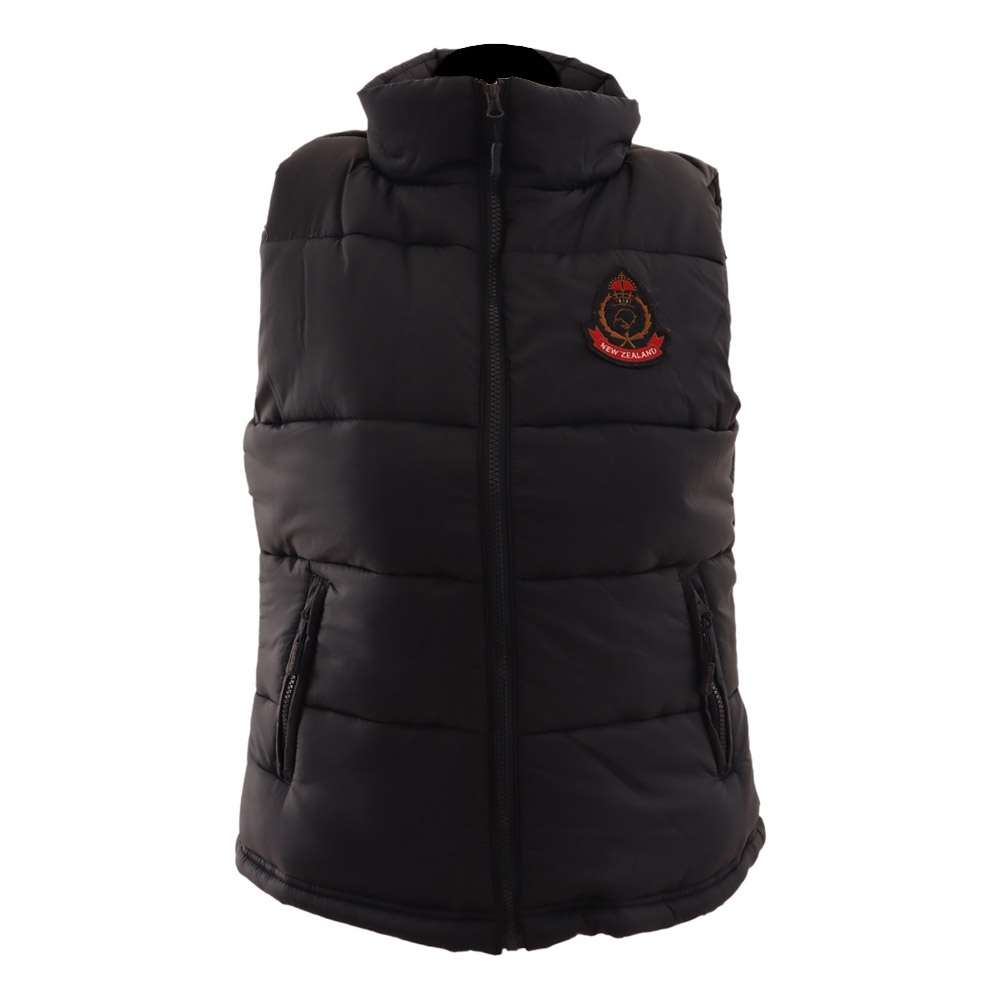 Open Country Puffa Womens Puffer Vest NZ Badge Navy 10