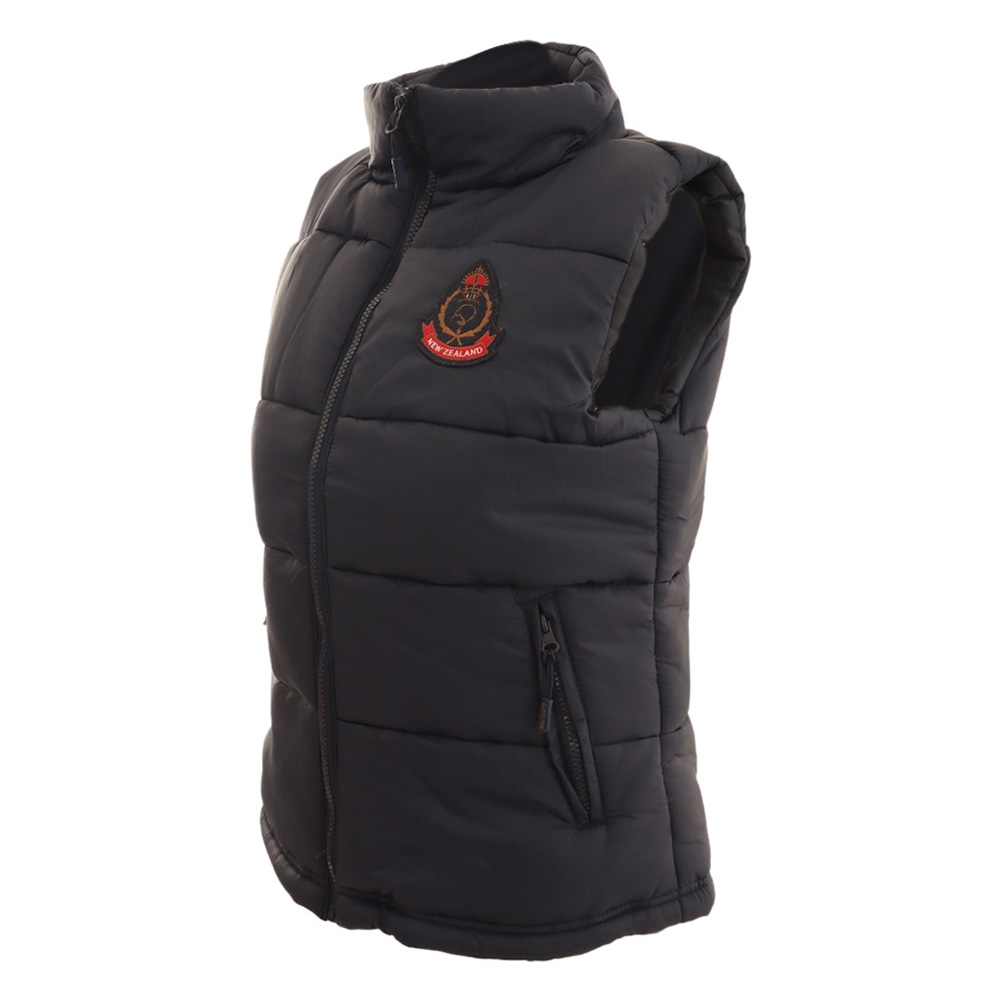 Open Country Puffa Womens Puffer Vest NZ Badge Navy 10