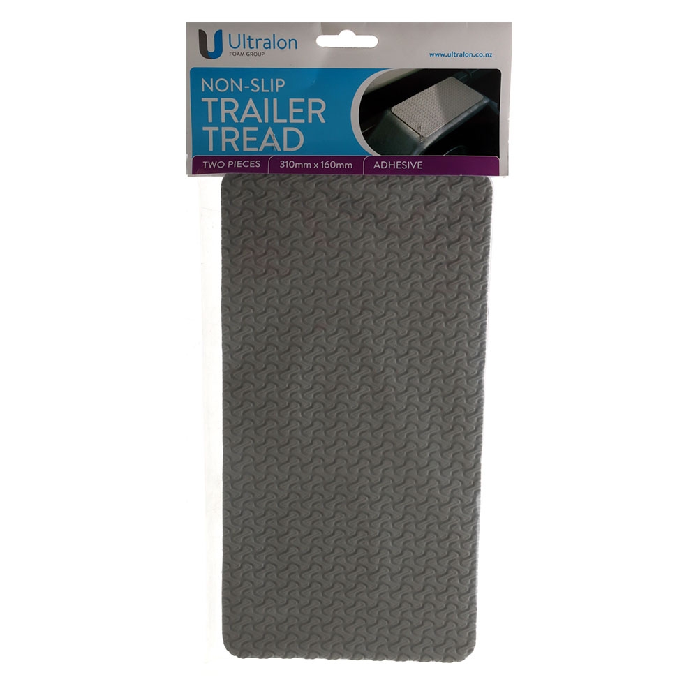 U-DEK Z Non-Slip Mudguard Trailer Tread Single Axle Qty 2 310 x 160mm Light Grey