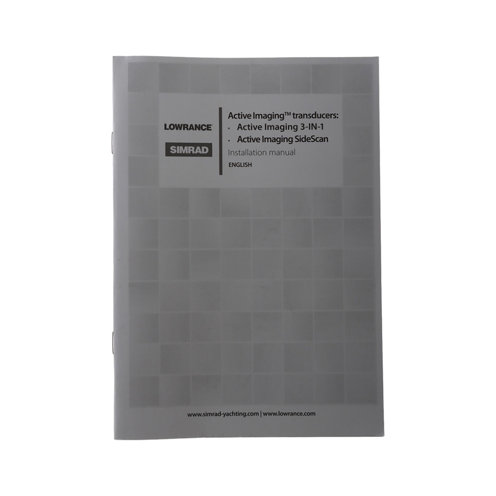 Lowrance Transom Mount Bracket for StructureScan 3D, HD and TotalScan