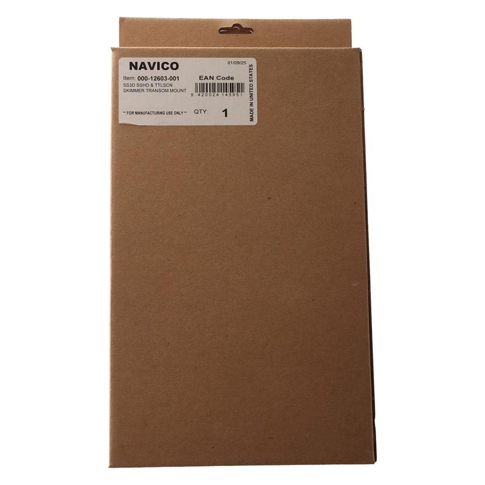 Lowrance Transom Mount Bracket for StructureScan 3D, HD and TotalScan