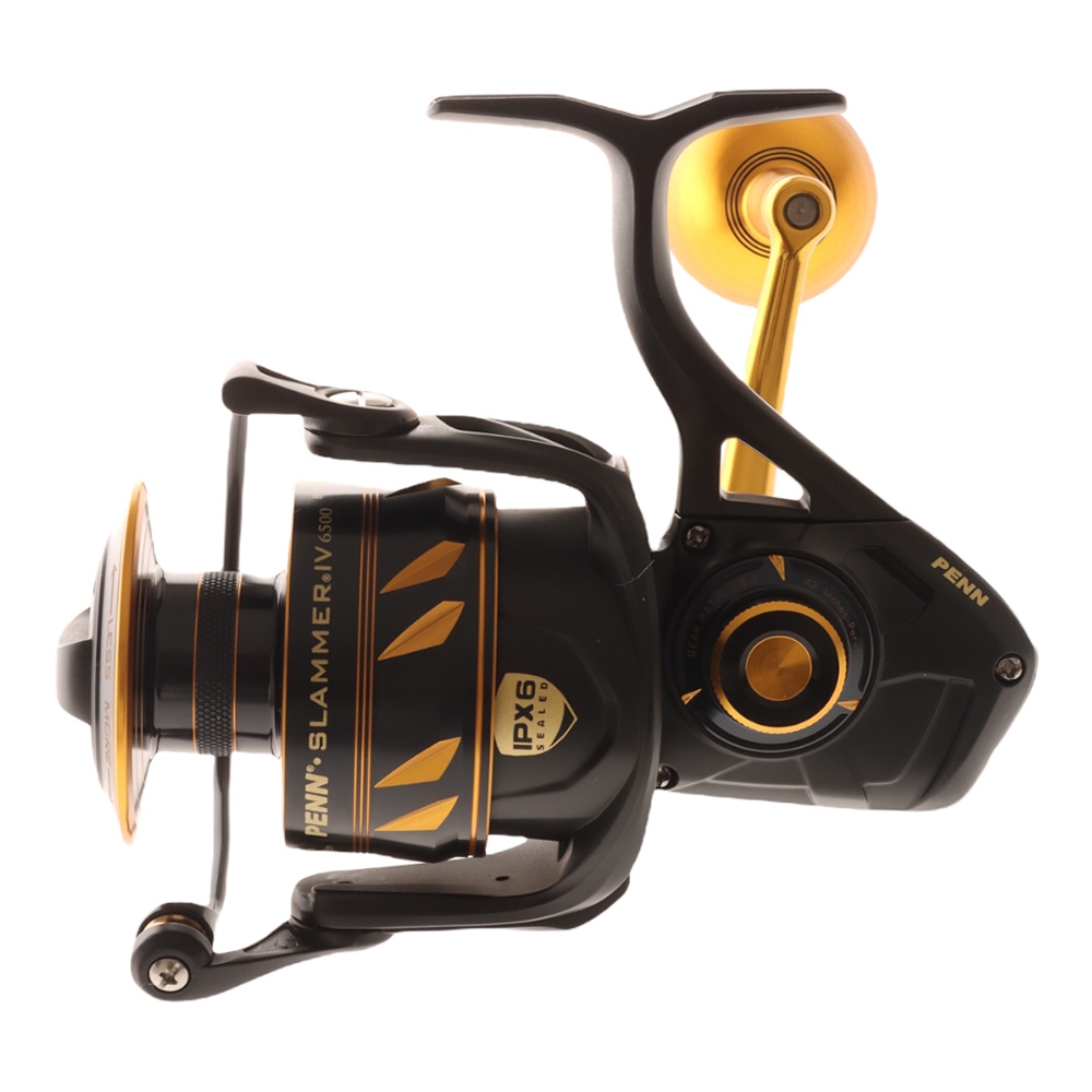 PENN Slammer IV 6500 Slammer II 802H Inshore Spin Combo 8ft PE4-6 2pc