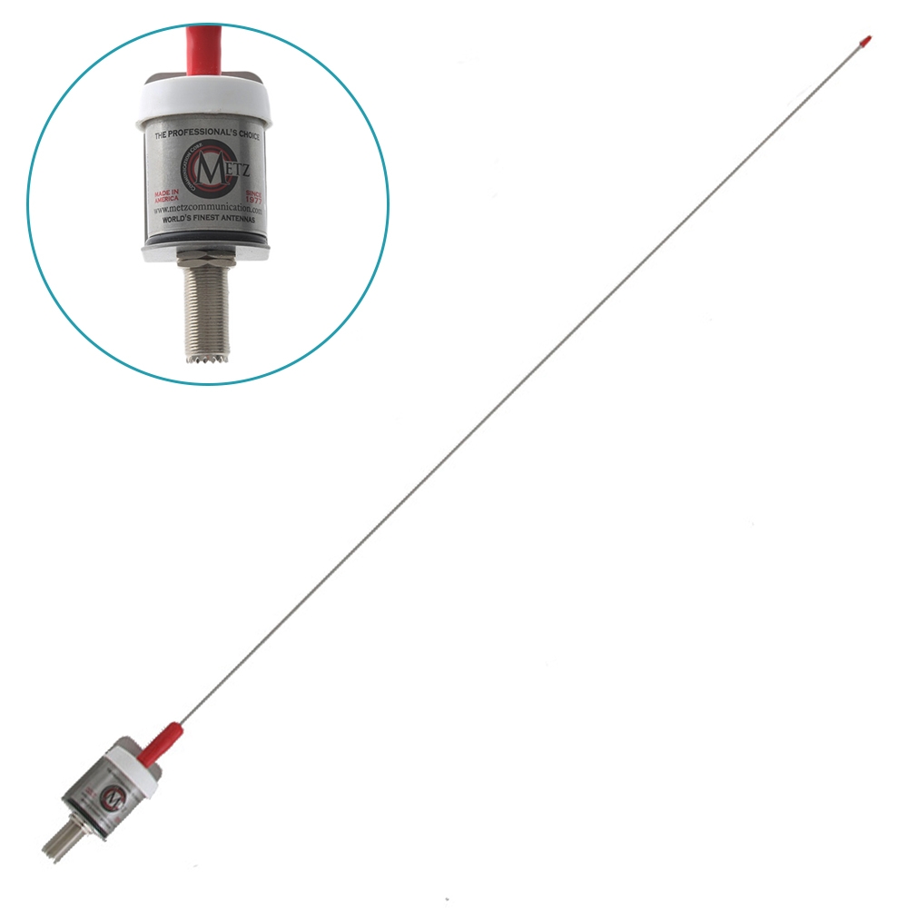Metz MANTA-6 Stainless Steel VHF Antenna