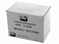 MG Electronics HS-12SBP 40-Watt Indoor/Outdoor Paging Horn Thumbnail MG Electronics HS-12SBP 40-Watt Indoor/Outdoor Paging Horn