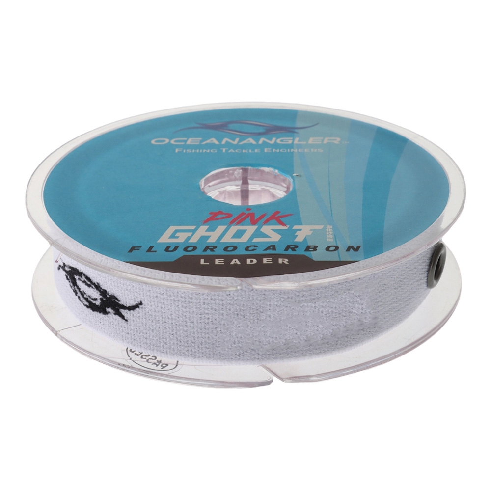 Ocean Angler Pink Ghost Fluorocarbon Leader 50m 15lb