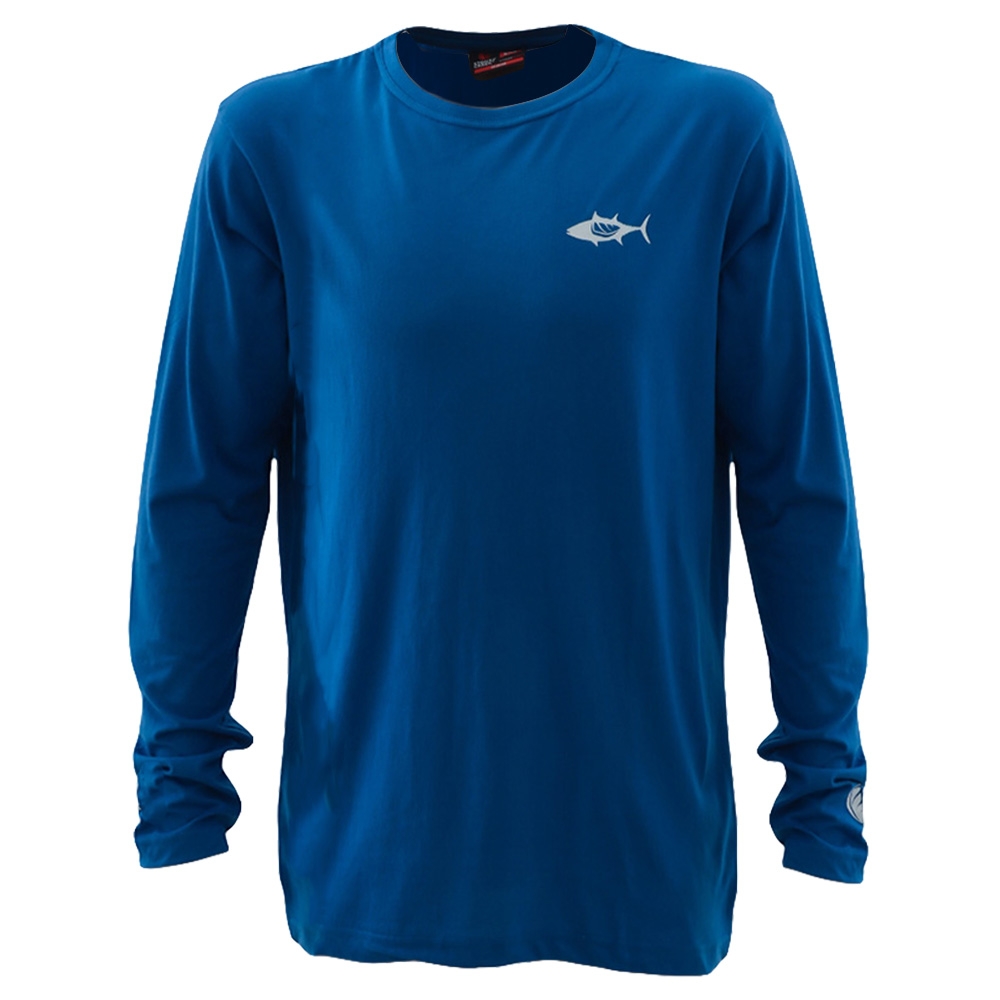 Stoney Creek Tuna Bust Ups Mens Long Sleeve Shirt Strong Blue S