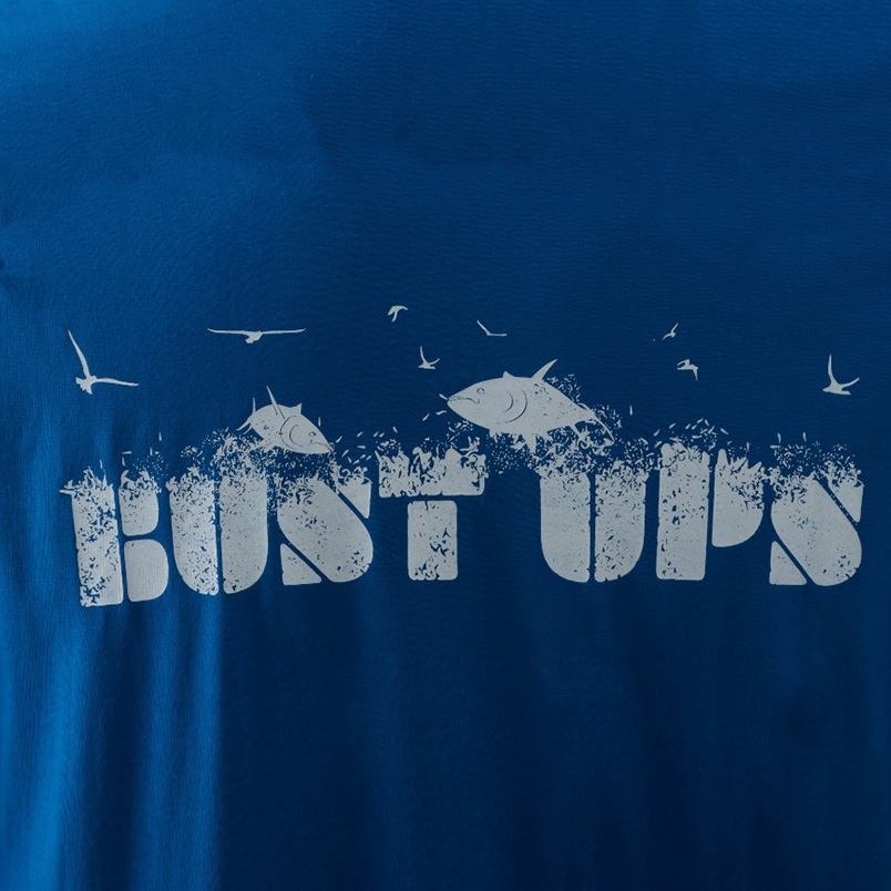 Stoney Creek Tuna Bust Ups Mens Long Sleeve Shirt Strong Blue S