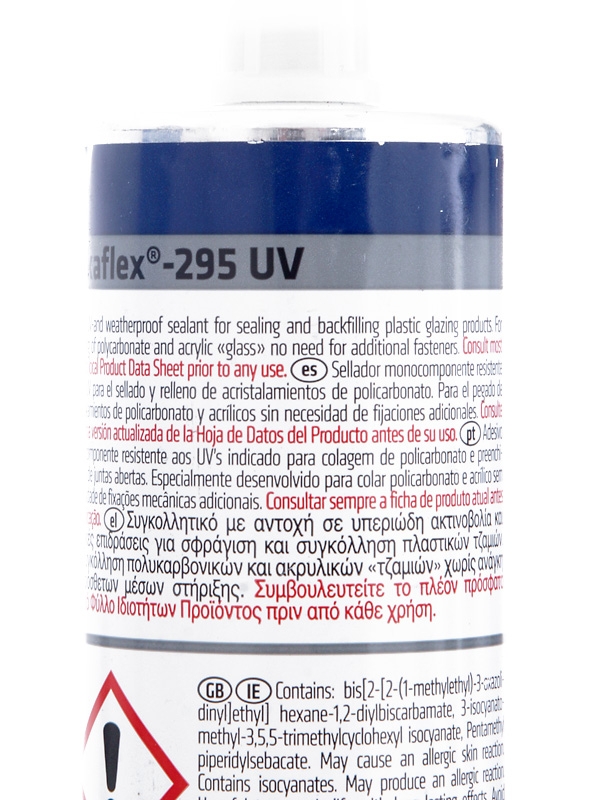 Sikaflex 295 UV Resistant Adhesive Sealant 300ml Black