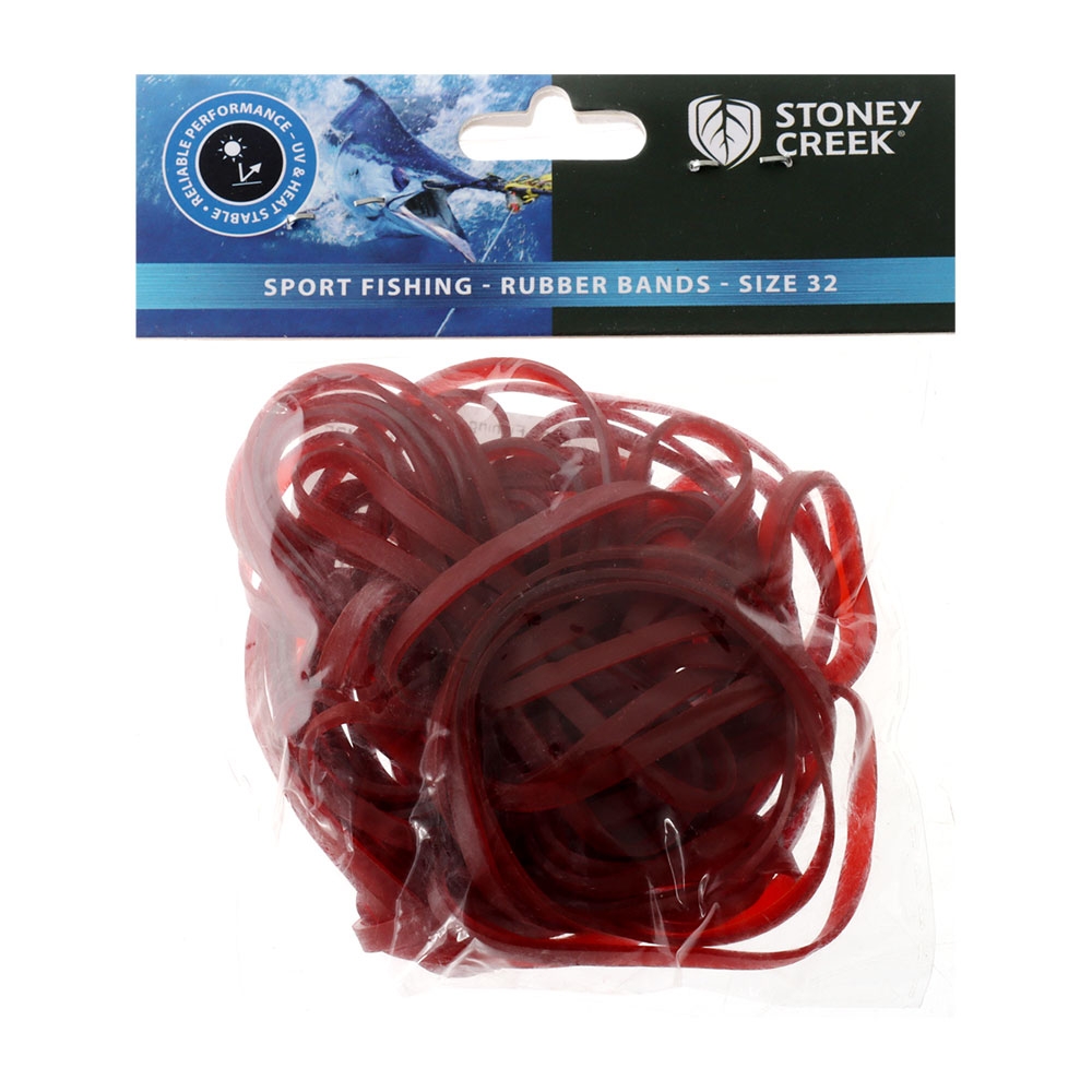 Stoney Creek Sport Fishing Rubber Band Pack Red
