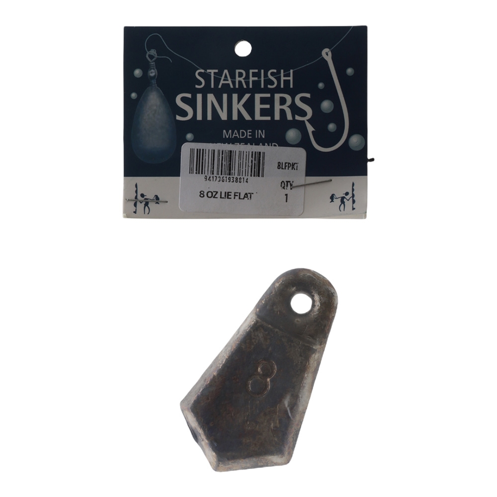Starfish Lie Flat Sinker Pack 8oz