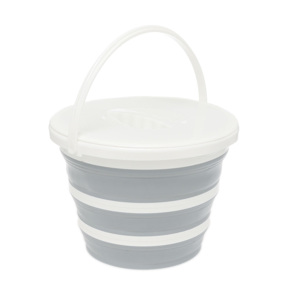 Southern Alps Collapsible Bucket with Lid 10L