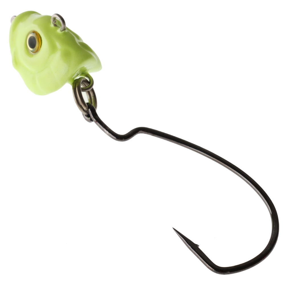Jig Star Monster Swivel Jig Head Lumo Rigged