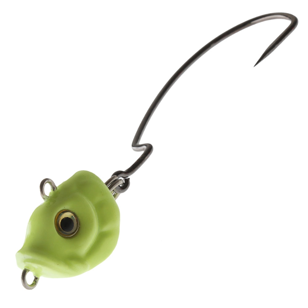 Jig Star Monster Swivel Jig Head Lumo Rigged