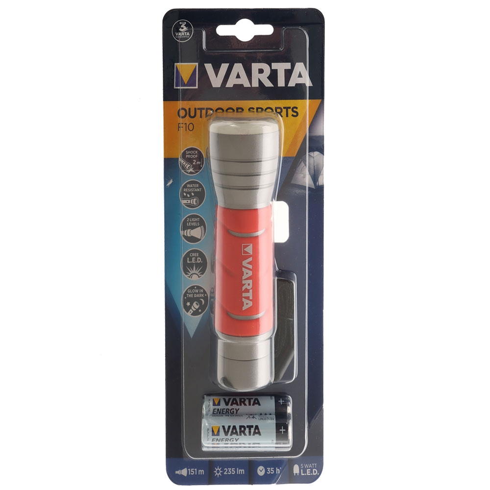 VARTA LED Outdoor Sports Flashlight 3AAA