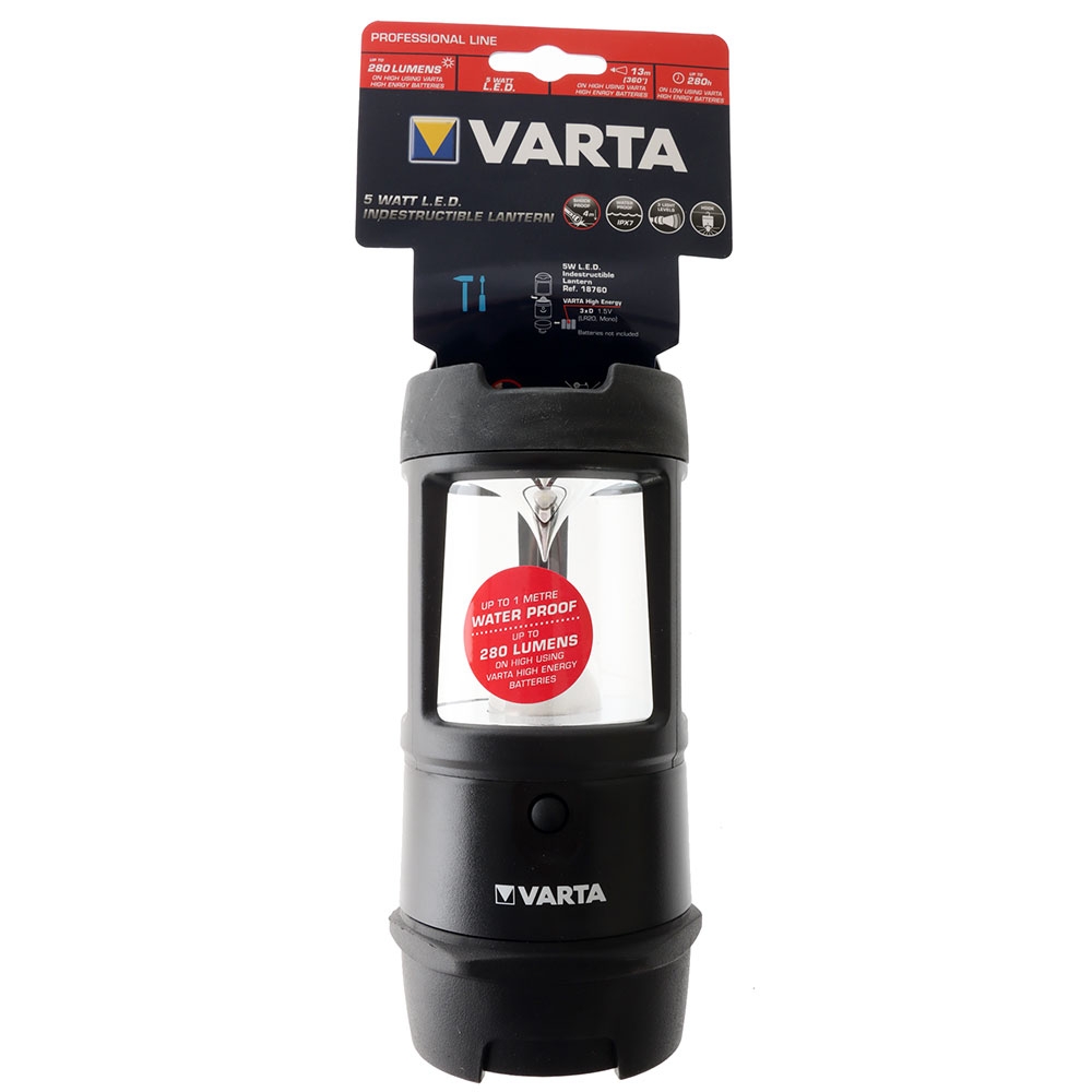 VARTA Indestructible LED Lantern 5W