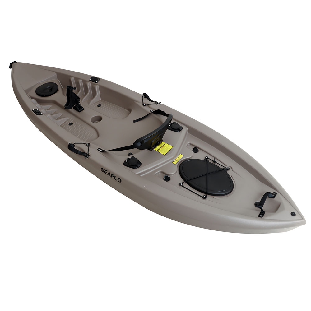 Seaflo Fishing Kayak with Built-in Wheel Grey - returned unit, front handle come off.