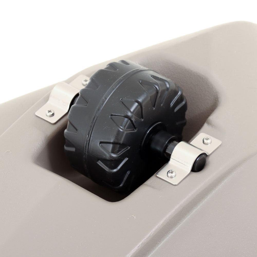 Seaflo Fishing Kayak with Built-in Wheel Grey - returned unit, front handle come off.