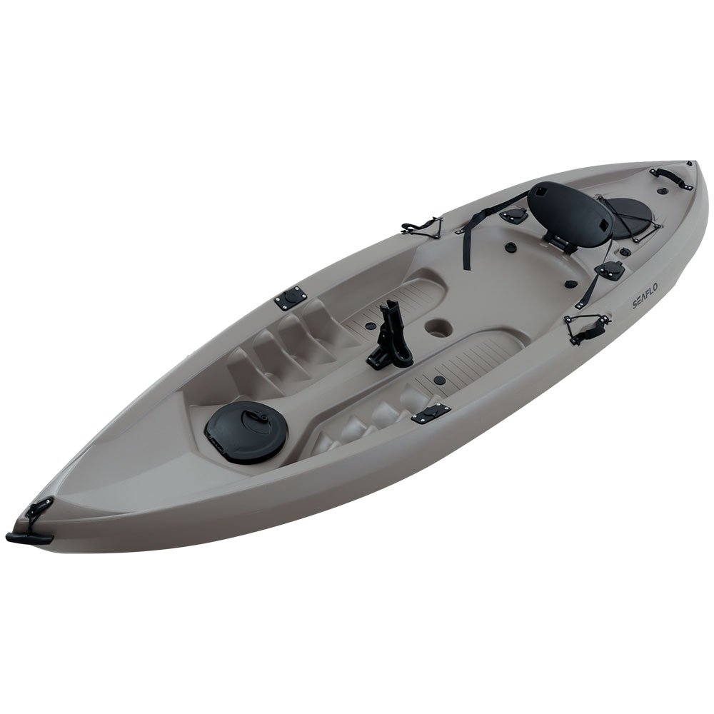 Seaflo Fishing Kayak with Built-In Wheel incl Paddle and Leash 10ft