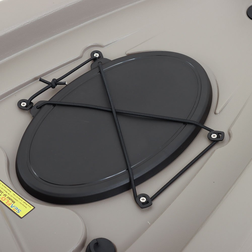 Seaflo Fishing Kayak with Built-In Wheel incl Paddle and Leash 10ft