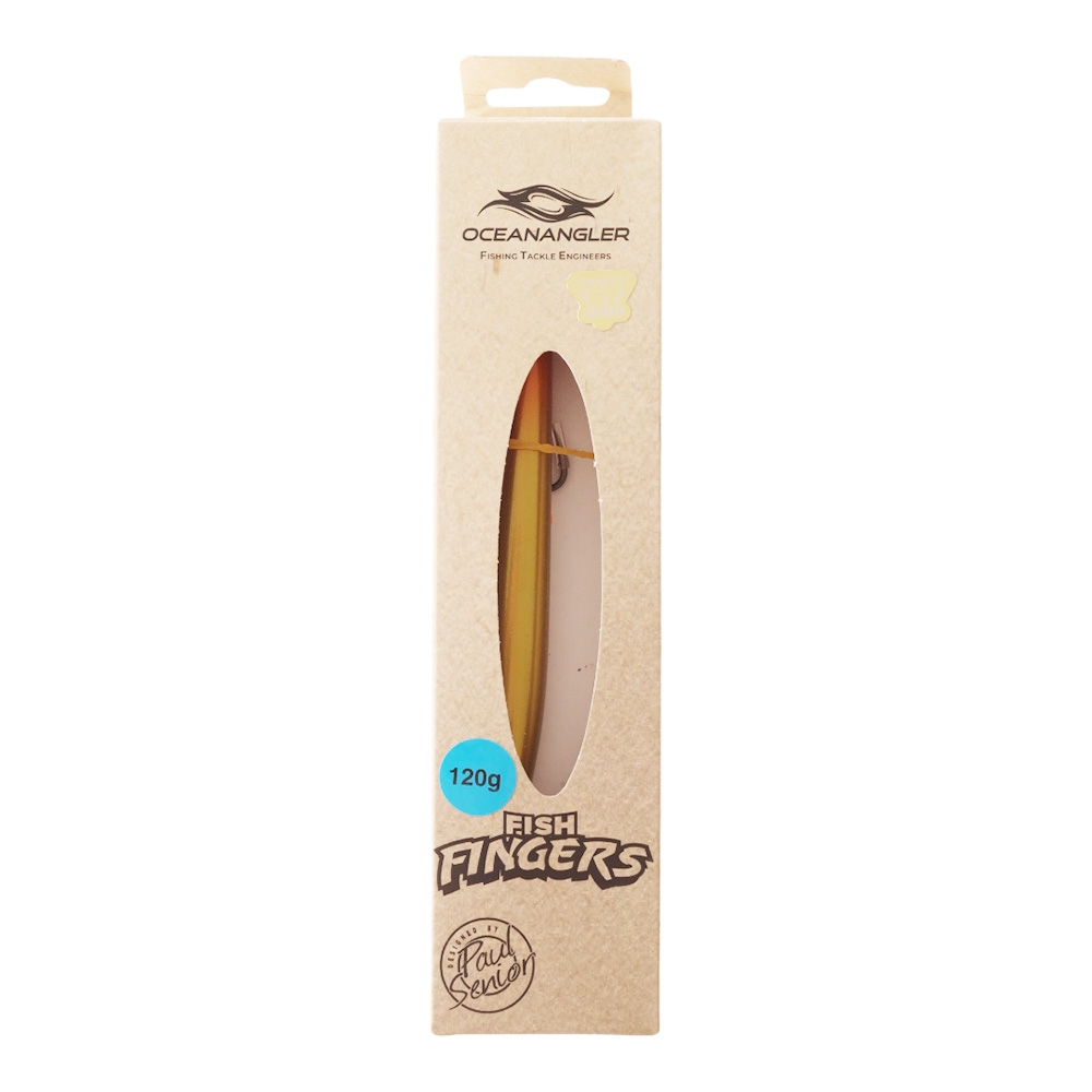 Ocean Angler Fish Fingers Jig 120g Orange Gold