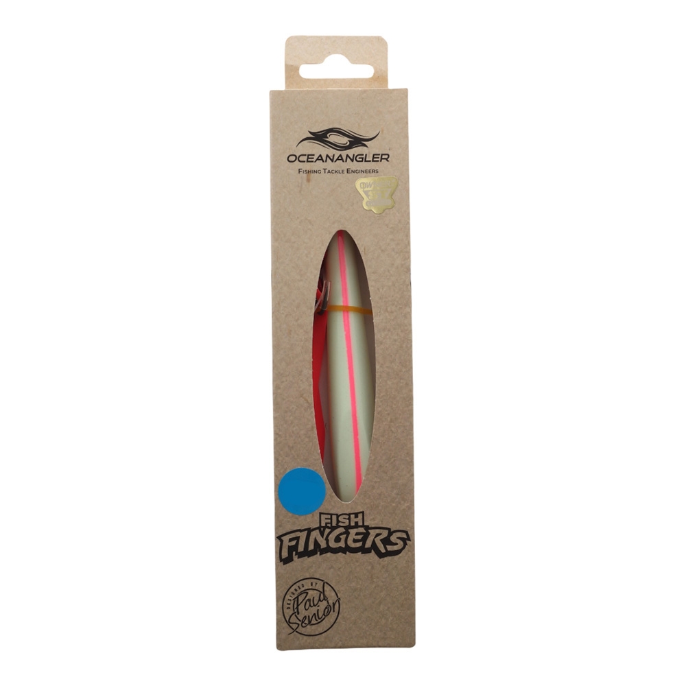 Ocean Angler Fish Fingers Jig 140g Pink Lumo