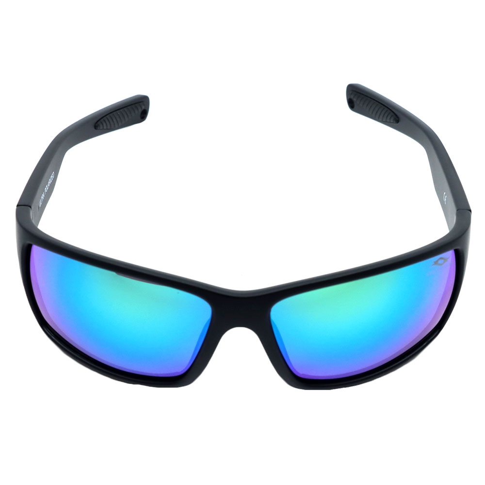 Ocean Angler Premium Polarised Sunglasses Matte Black Frame Black Tip