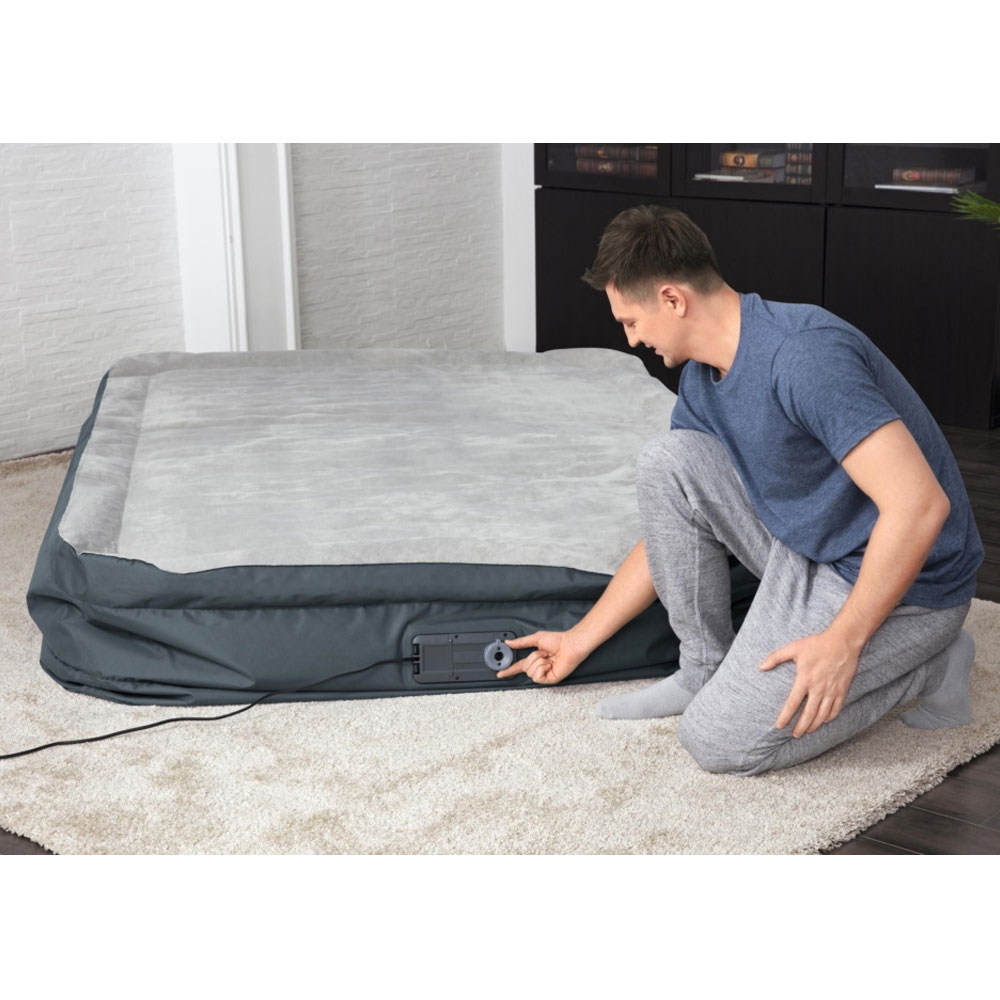 Bestway Fortech Snuggable Top Queen Airbed with Built-In AC Pump