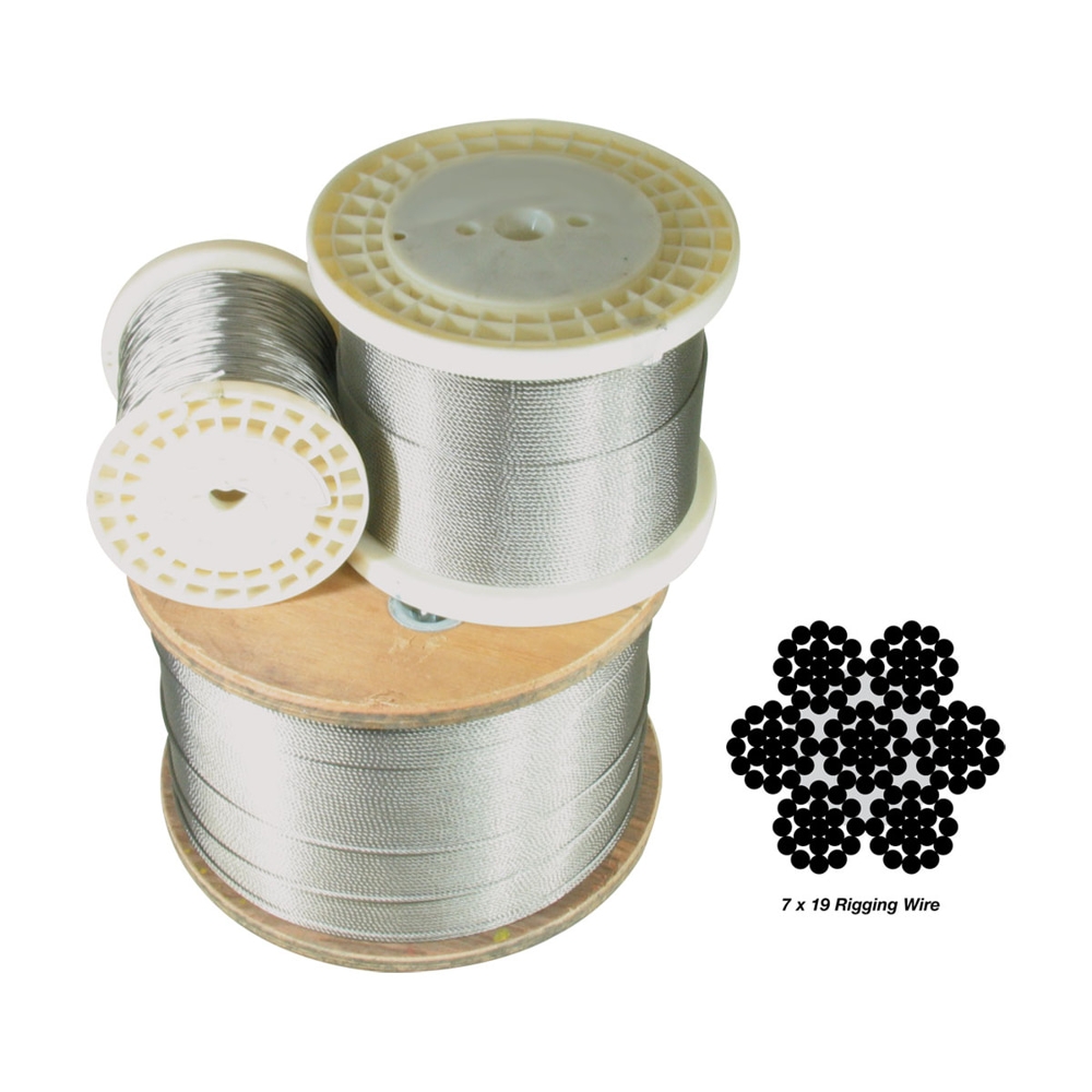Sungsan Stainless Steel Wire Rope G316 7 X 19 1/4in 305M