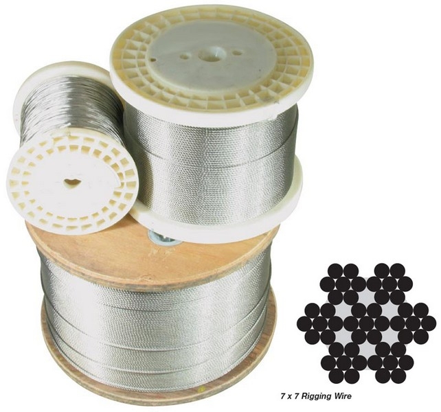 BLA 7 X 7 Stainless Steel Wire Rope 1/16 305m