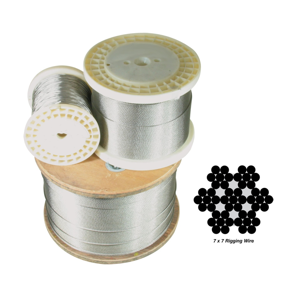 Sungsan Stainless Steel Wire Rope G316 7 X 7 1/8in 305M