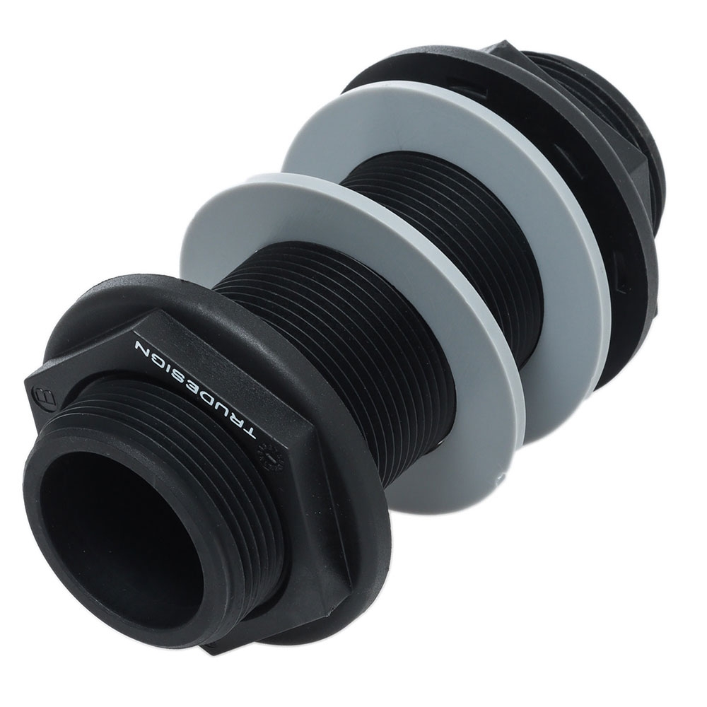 TruDesign Thru Bulkhead Threaded Tube 140mm 1-1/2in BSP