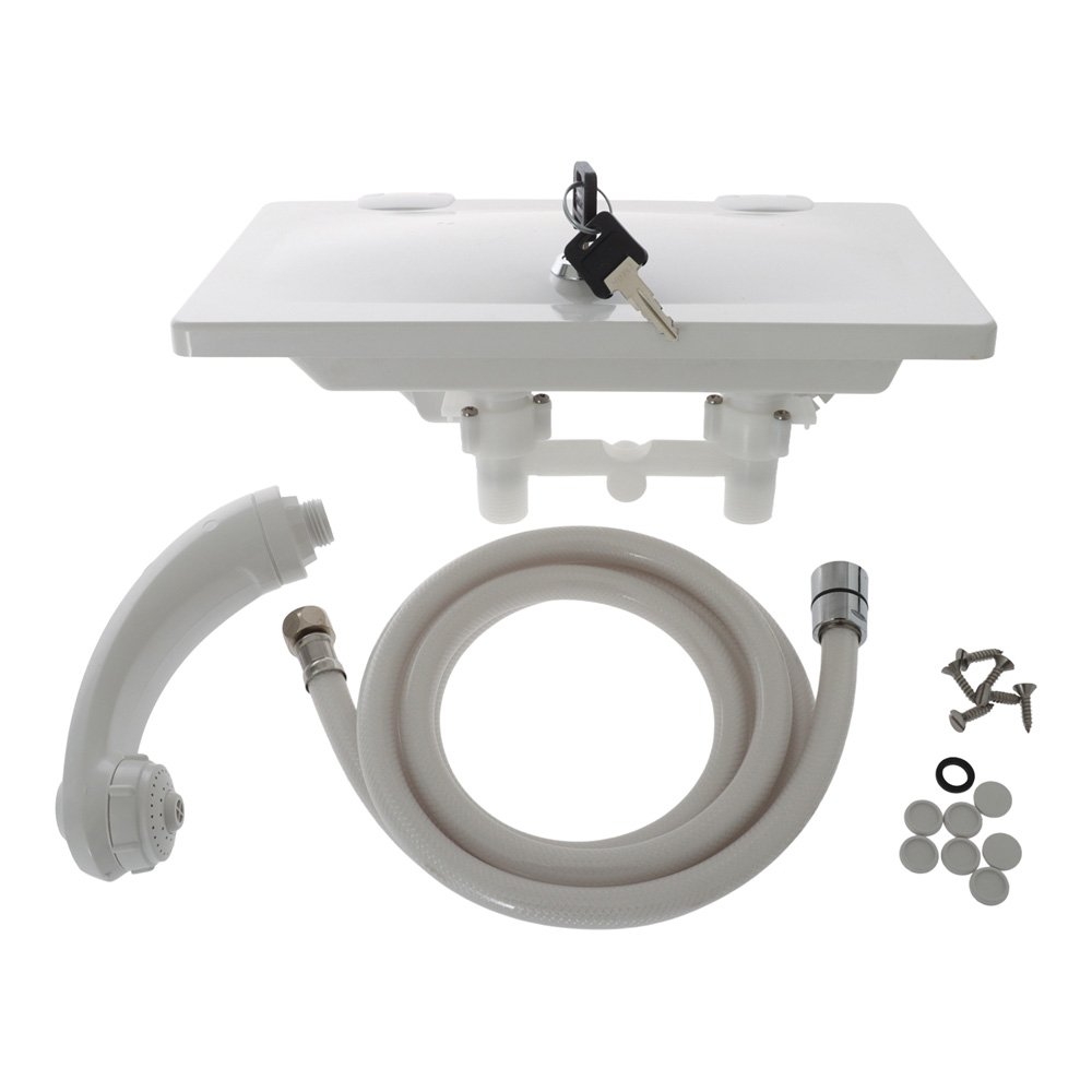 Whale Swim-N-Rinse Shower Mixer with Cover and Lock