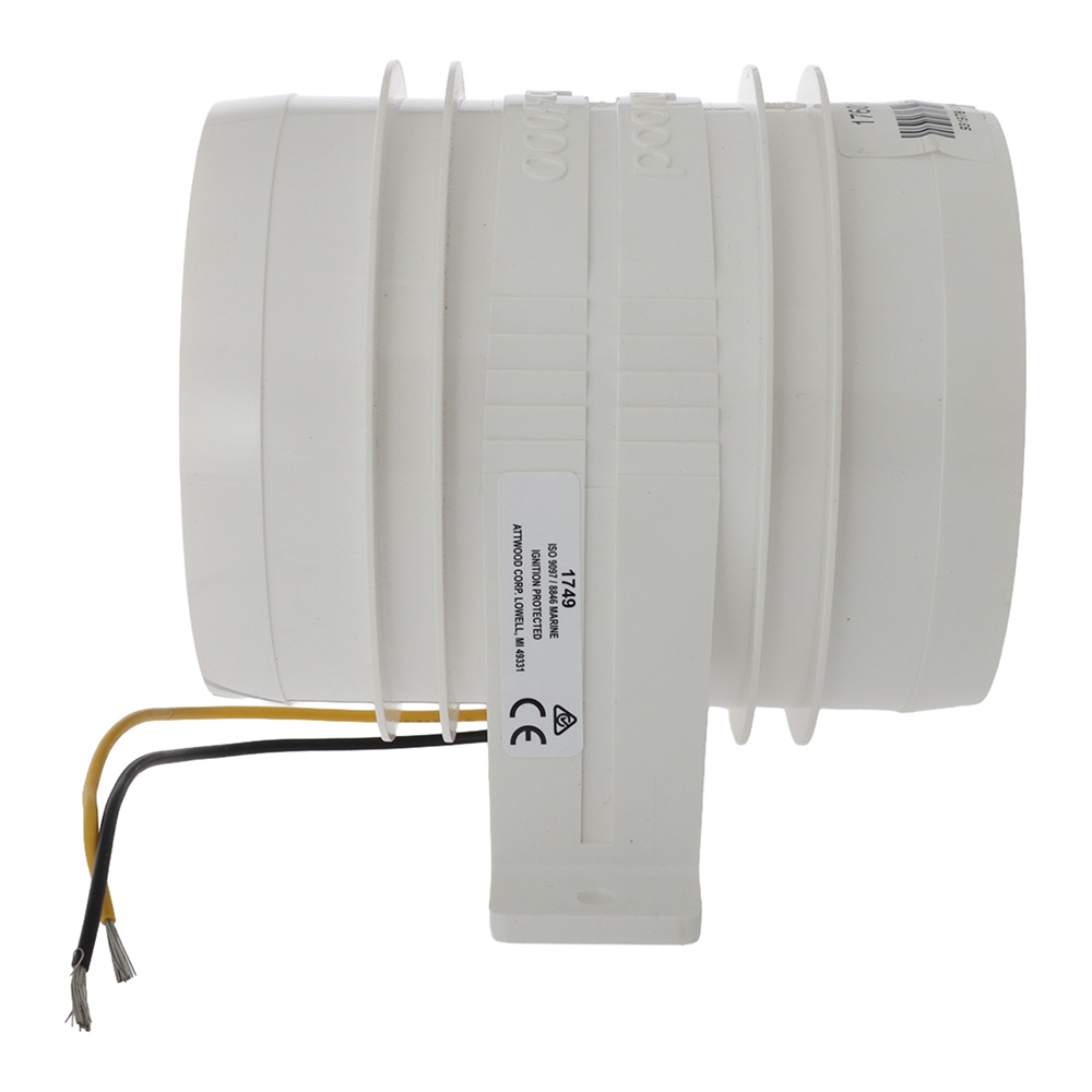 Attwood Water Resistant Turbo In-Line Blower 12V 2.5LPM