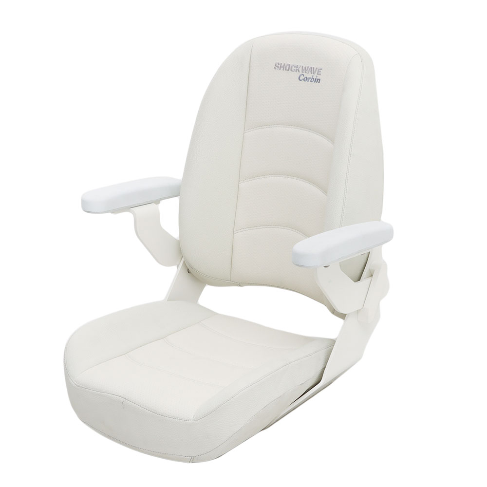 Shockwave Corbin 2 Boat Seat White