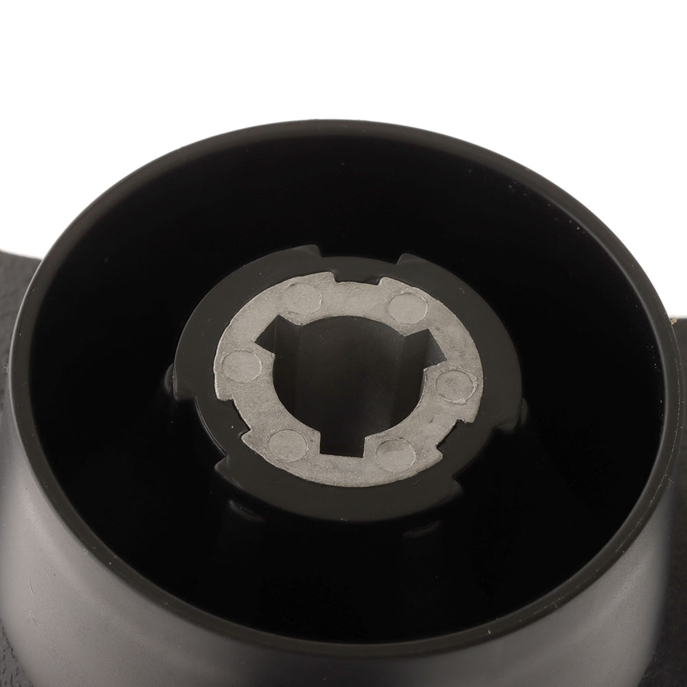 Gussi Italia Model 13 Three Spoke Aluminium Steering Wheel Black Alloy