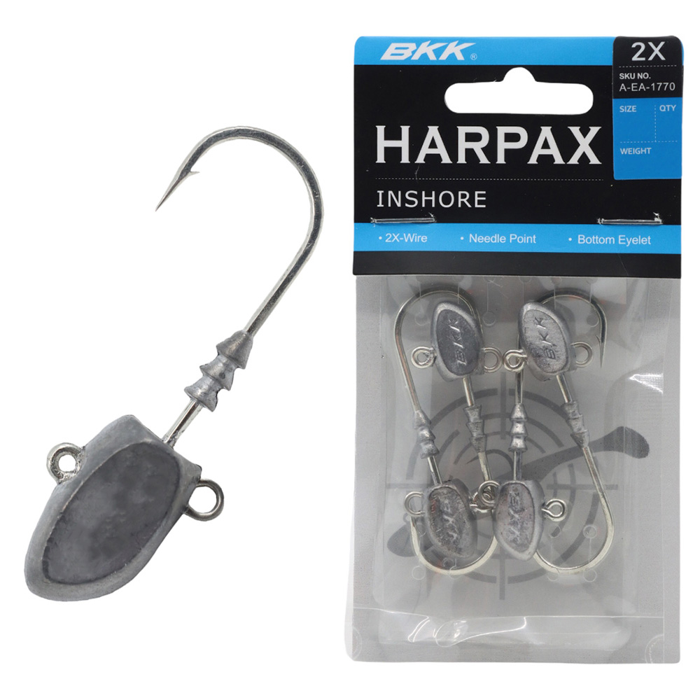 BKK Harpax Inshore Jig Heads 6/0 3/4oz Qty 3