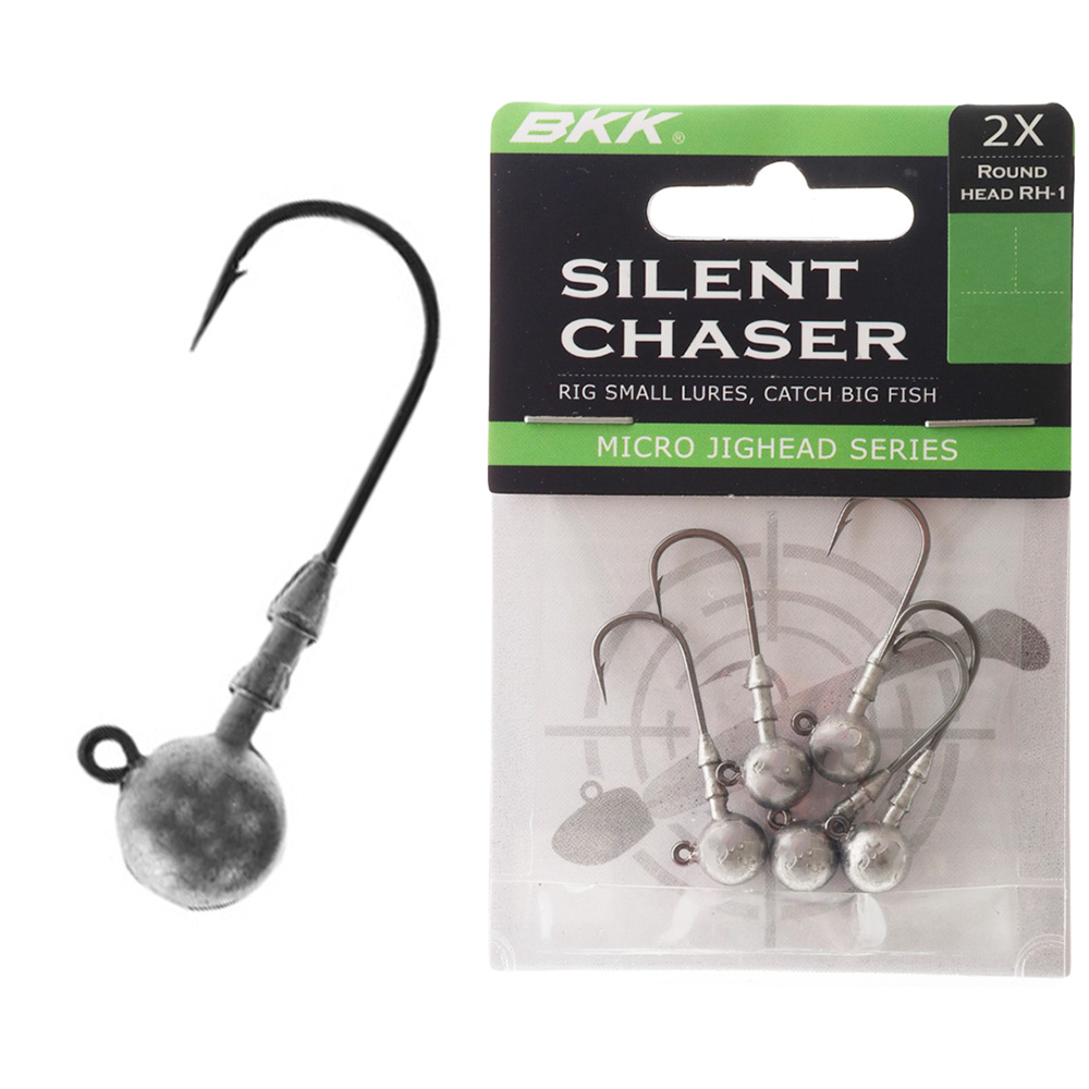 BKK Silent Chaser Round Jig Heads #1 3.5g Qty 5
